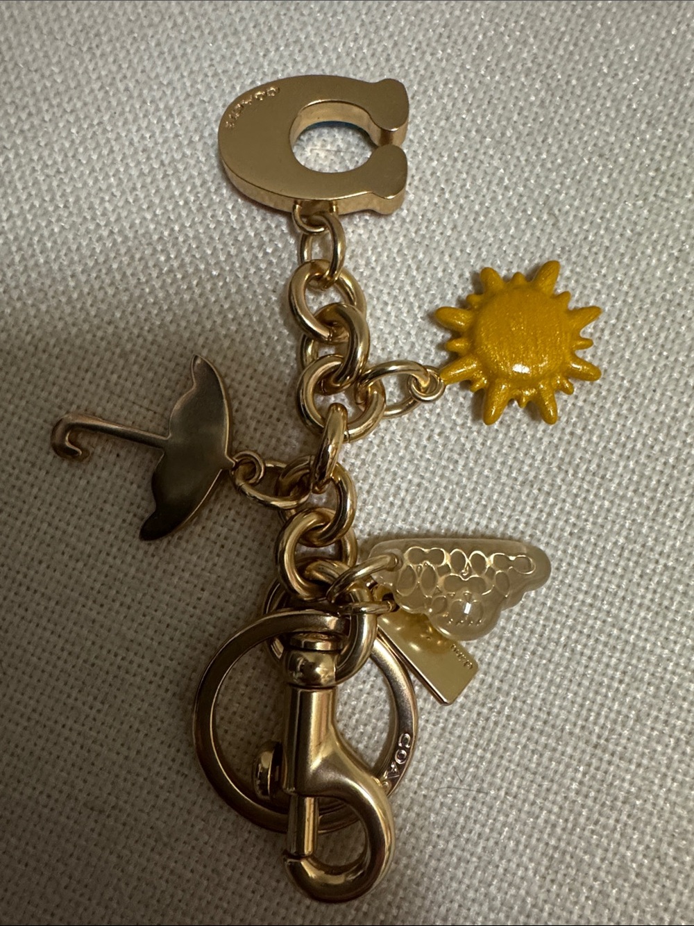 NWOT, Coach vintage key chain “ Summer” theme. - Picture 4 of 6